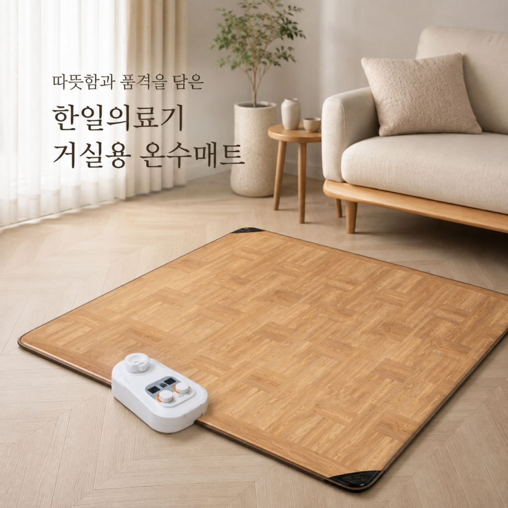 온수매트가격 한일의료기 전자파없는 거실용 전기장판 HI-WTR-M502S-2026 제품 이미지