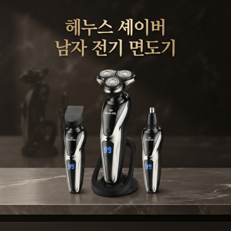 헤누스 (헤몬) 셰이버 남자 전기 면도기 생활방수 EQ-230K 전동 면도기