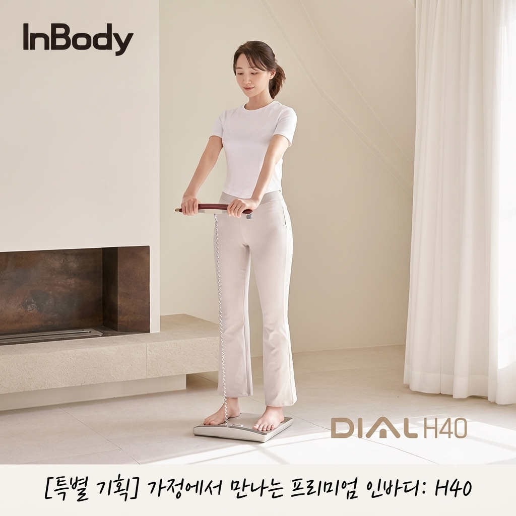인바디 기기 가정용 스마트 체중계 다이얼 H40 INBODY-H40NWI 제품 이미지