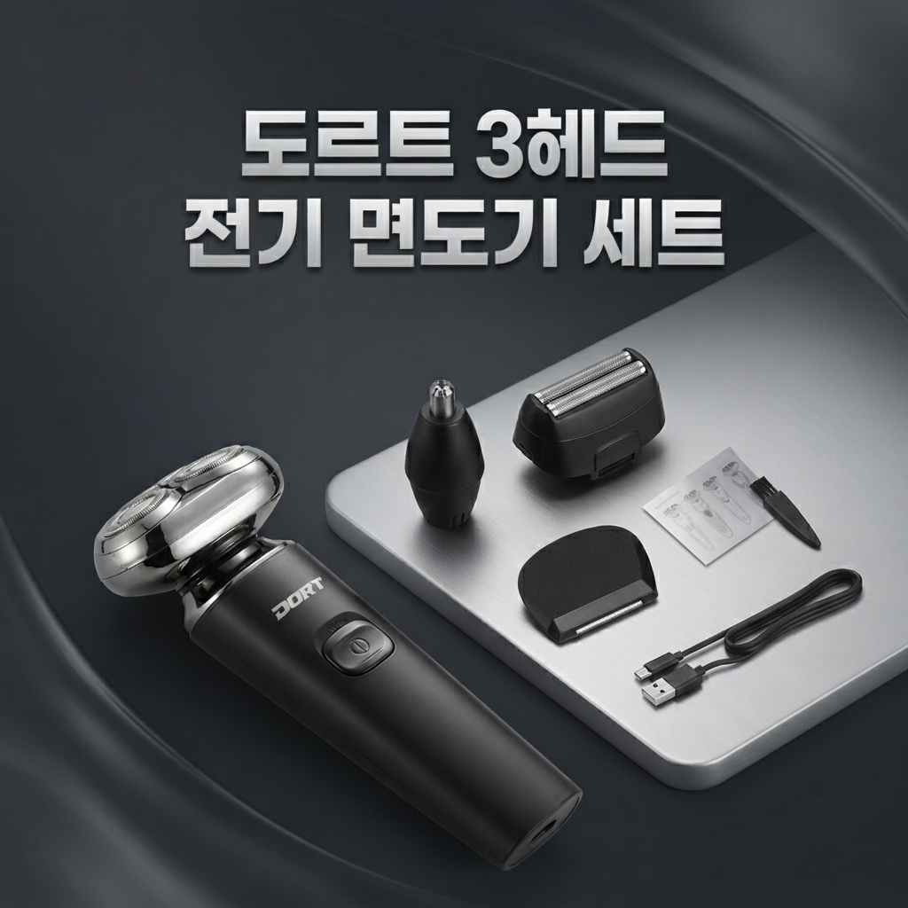 도르트 3헤드 멀티 가성비 전기 면도기 세트 DMS7 제품 이미지
