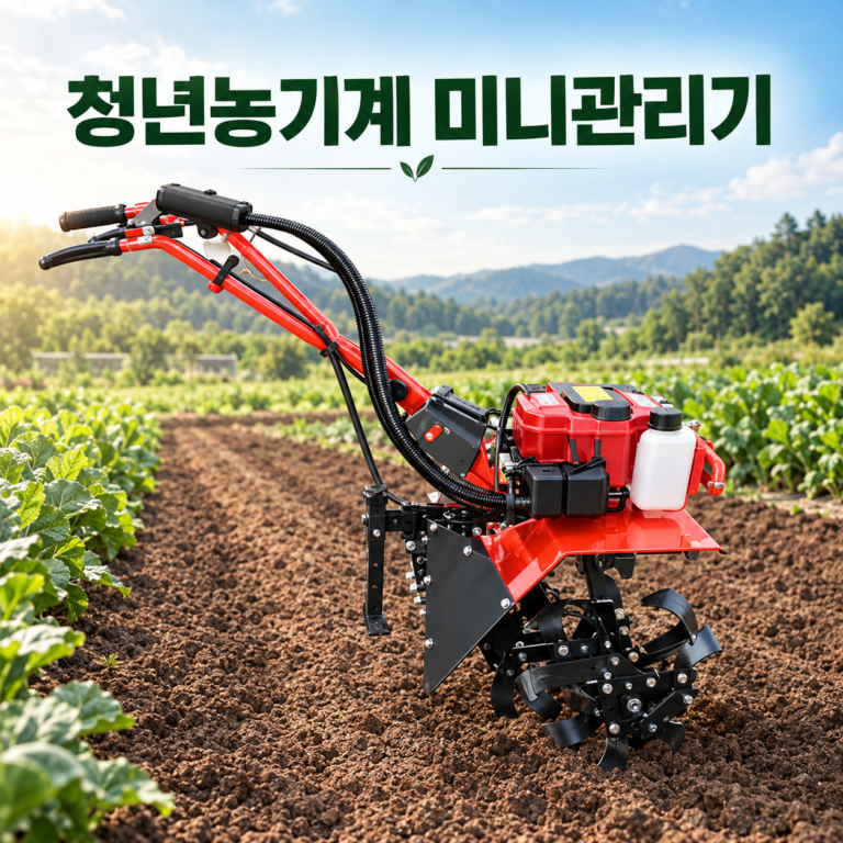 미니 트랙터 가격 추천 청년농기계 원터치 소형 텃밭 MGC-198E-2026