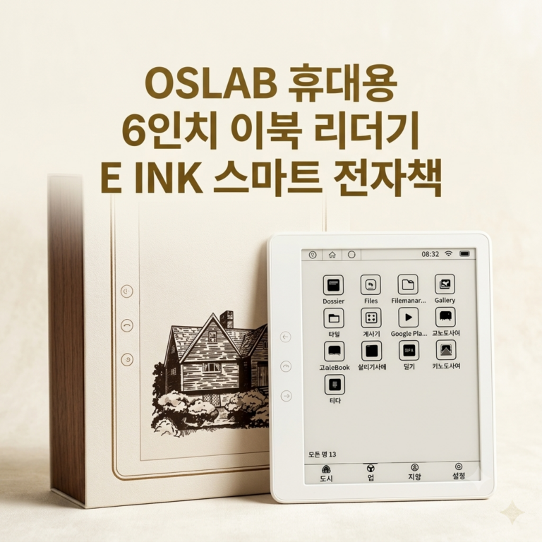 E-book 이북 리더기 OSLAB 휴대용 6인치 이북 리더기 E INK 스마트 전자책 OSLEbook Reader