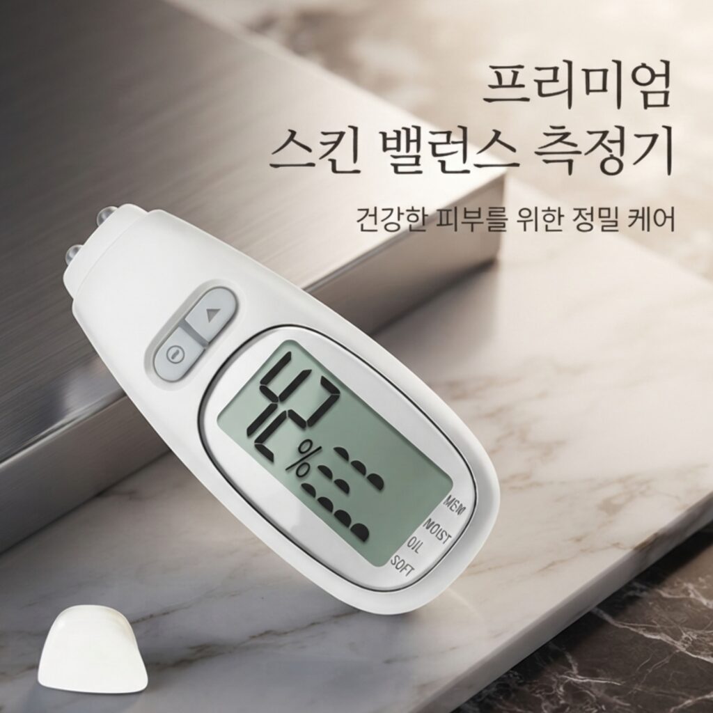 피부 진단기 유수분측정기 화이트 컬러 제품 이미지