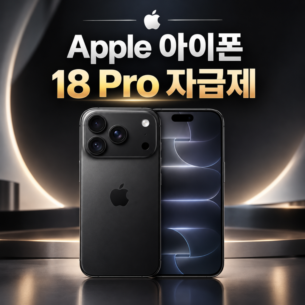 Apple 아이폰 18 Pro 자급제 블랙 MJRP4KH/A 제품 이미지