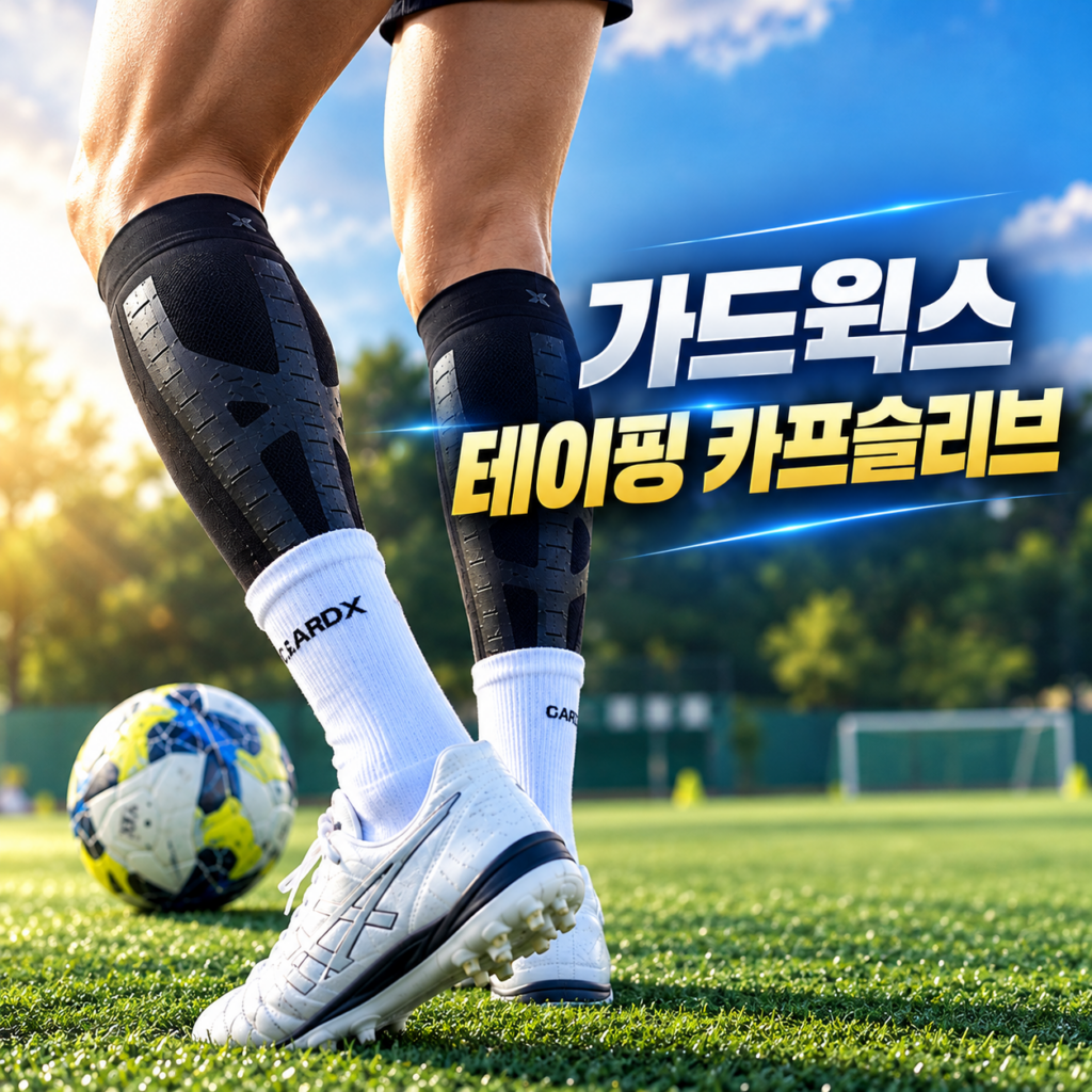 러닝 종아리 보호대 압박밴드양말 GX-CS2025-BK 제품 이미지
