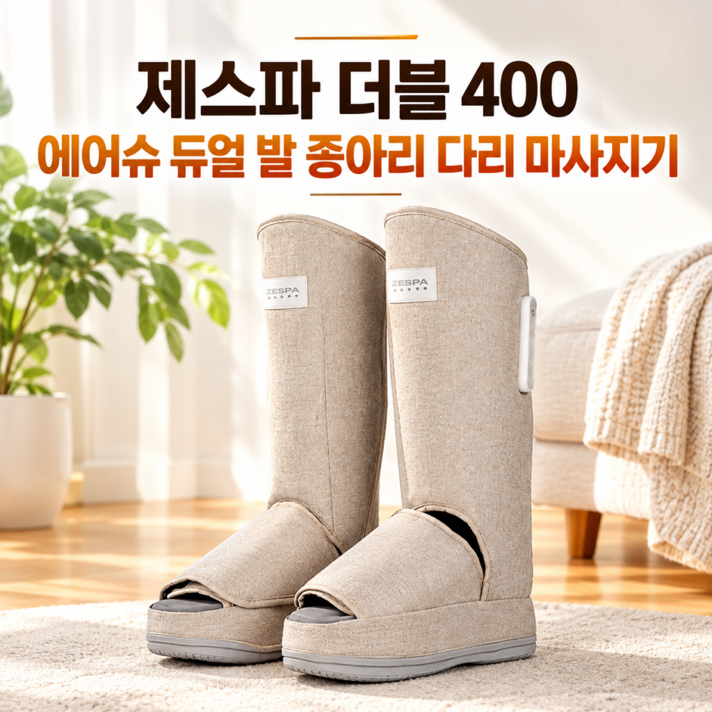 제스파 더툴 400 에어슈 듀얼 발 종아리 마사지기 ZP5645 제품 이미지