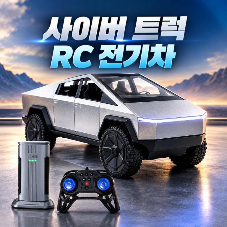 사이버트럭 EV RC카 무선조종 충전스테이션 추천 선물 TBL-CYBER-RC-2025